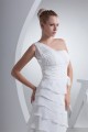 Sheath/Column Floor-Length One-Shoulder Wedding Dresses 2030006 Sheath/Column Floor-Length One-Shoulder Wedding Dresses 2030006