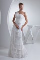 Sheath/Column Floor-Length One-Shoulder Wedding Dresses 2030006 Sheath/Column Floor-Length One-Shoulder Wedding Dresses 2030006