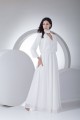 A-Line High-Neck Long Sleeve Chiffon Reception Wedding Dresses 2030007 A-Line High-Neck Long Sleeve Chiffon Reception Wedding Dresses 2030007