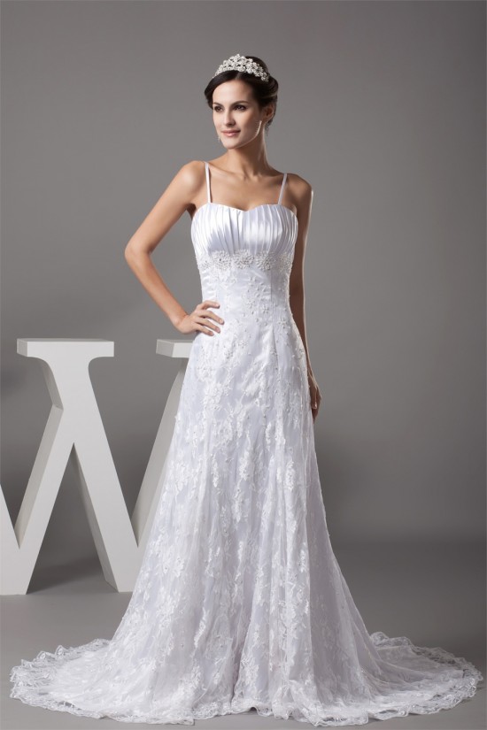 A-Line Beaded Lace Spaghetti Straps New Arrival Wedding Dresses 2030010 A-Line Beaded Lace Spaghetti Straps New Arrival Wedding Dresses 2030010