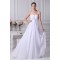 Empire One-Shoulder Sleeveless Beaded Chiffon Wedding Dresses Maternity Wedding Dresses 2030012