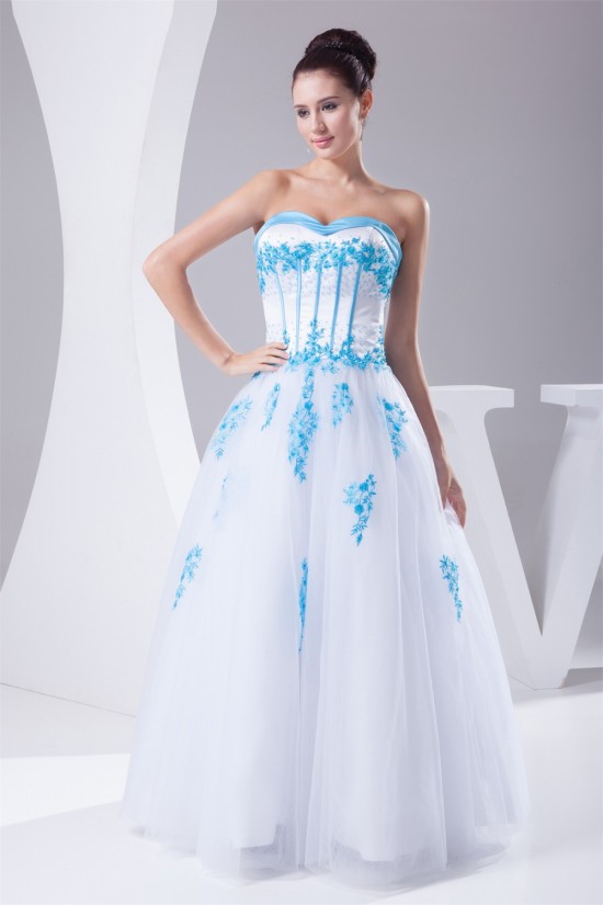 Ball Gown Sweetheart Sleeveless Beaded Wedding Dresses 2030017