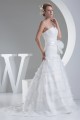 A-Line Satin Organza Sweetheart Sleeveless Best Wedding Dresses 2030021 A-Line Satin Organza Sweetheart Sleeveless Best Wedding Dresses 2030021