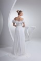 A-Line Sleeveless Chiffon Organza Beaded Wedding Dresses 2030023 A-Line Sleeveless Chiffon Organza Beaded Wedding Dresses 2030023