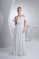A-Line Sleeveless Chiffon Organza Beaded Wedding Dresses 2030023 A-Line Sleeveless Chiffon Organza Beaded Wedding Dresses 2030023