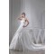 Ball Gown Sleeveless Satin Lace Fine Netting Wedding Dresses 2030025