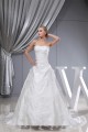 A-Line Sleeveless Satin Lace Organza Sweetheart Wedding Dresses 2030026 A-Line Sleeveless Satin Lace Organza Sweetheart Wedding Dresses 2030026
