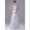 A-Line Sleeveless Halter New Arrival Beaded Wedding Dresses 2030030