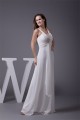Sheath/Column Sleeveless Straps Chiffon Floor-Length Wedding Dresses 2030032 Sheath/Column Sleeveless Straps Chiffon Floor-Length Wedding Dresses 2030032