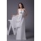 Sheath/Column Sleeveless Straps Chiffon Floor-Length Wedding Dresses 2030032