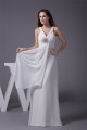 Sheath/Column Sleeveless Straps Chiffon Floor-Length Wedding Dresses 2030032 Sheath/Column Sleeveless Straps Chiffon Floor-Length Wedding Dresses 2030032
