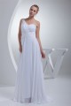 A-Line One-Shoulder Chiffon Floor-Length Wedding Dresses 2030034 A-Line One-Shoulder Chiffon Floor-Length Wedding Dresses 2030034