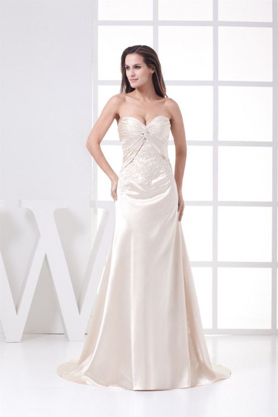 A-Line Sweetheart Embroidered Beaded Wedding Dresses 2030036 A-Line Sweetheart Embroidered Beaded Wedding Dresses 2030036
