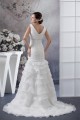 A-Line Sleeveless V-Neck Satin Organza Most Beautiful Beaded Wedding Dresses 2030037 A-Line Sleeveless V-Neck Satin Organza Most Beautiful Beaded Wedding Dresses 2030037