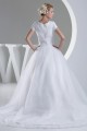 Ball Gown Short Sleeve Beaded Applique New Arrival Wedding Dresses 2030040 Ball Gown Short Sleeve Beaded Applique New Arrival Wedding Dresses 2030040
