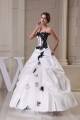 Ball Gown Strapless Beaded Appliques Lace Taffeta Beautiful Wedding Dresses 2030041