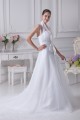 A-Line Halter Court Train Beaded Wedding Dresses 2030046 A-Line Halter Court Train Beaded Wedding Dresses 2030046