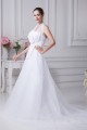 A-Line Halter Court Train Beaded Wedding Dresses 2030046 A-Line Halter Court Train Beaded Wedding Dresses 2030046