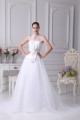 A-Line Halter Court Train Beaded Wedding Dresses 2030046 A-Line Halter Court Train Beaded Wedding Dresses 2030046