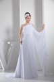 A-Line One-Shoulder Amazing Chiffon Sweep Train Wedding Dresses 2030049 A-Line One-Shoulder Amazing Chiffon Sweep Train Wedding Dresses 2030049