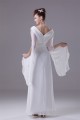 Amazing A-Line Ankle Length V-Neck Chiffon Wedding Dresses 2030050 Amazing A-Line Ankle Length V-Neck Chiffon Wedding Dresses 2030050