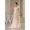 Amazing Sleeveless One-Shoulder A-Line Handmade Flowers Wedding Dresses 2030057