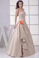 A-Line Strapless Floor-Length Beaded Satin Wedding Dresses 2030058 A-Line Strapless Floor-Length Beaded Satin Wedding Dresses 2030058