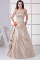 A-Line Strapless Floor-Length Beaded Satin Wedding Dresses 2030058 A-Line Strapless Floor-Length Beaded Satin Wedding Dresses 2030058