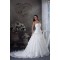 Ball Gown Strapless Sleeveless Satin Organza Taffeta Sweet Wedding Dresses 2030065