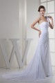 Beautiful Sheath/Column Chiffon One-Shoulder Sleeveless Wedding Dresses 2030067 Beautiful Sheath/Column Chiffon One-Shoulder Sleeveless Wedding Dresses 2030067