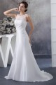 A-Line Sleeveless Lace Chiffon Sweep Train Wedding Dresses 2030068 A-Line Sleeveless Lace Chiffon Sweep Train Wedding Dresses 2030068
