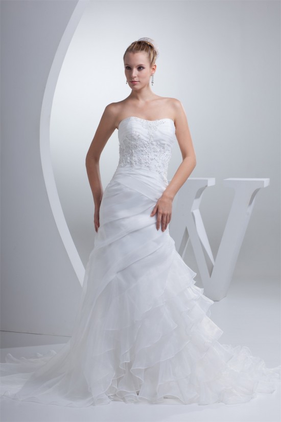 Beautiful Sleeveless Mermaid/Trumpet Beaded Lace Wedding Dresses 2030070 Beautiful Sleeveless Mermaid/Trumpet Beaded Lace Wedding Dresses 2030070