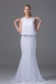 Beautiful Scoop Sleeveless Chiffon Mermaid/Trumpet Beaded Wedding Dresses 2030071 Beautiful Scoop Sleeveless Chiffon Mermaid/Trumpet Beaded Wedding Dresses 2030071