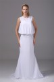 Beautiful Scoop Sleeveless Chiffon Mermaid/Trumpet Beaded Wedding Dresses 2030071 Beautiful Scoop Sleeveless Chiffon Mermaid/Trumpet Beaded Wedding Dresses 2030071