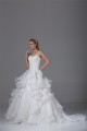 Beautiful Ball Gown Sweetheart Spaghetti Strap Beaded Appliques Wedding Dresses 2030073