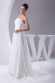 Beautiful A-Line Sleeveless Chiffon One-Shoulder Beaded Wedding Dresses 2030074 Beautiful A-Line Sleeveless Chiffon One-Shoulder Beaded Wedding Dresses 2030074