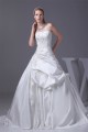 Beautiful Sleeveless Satin Strapless Ball Gown Beaded Lace Wedding Dresses 2030077 Beautiful Sleeveless Satin Strapless Ball Gown Beaded Lace Wedding Dresses 2030077