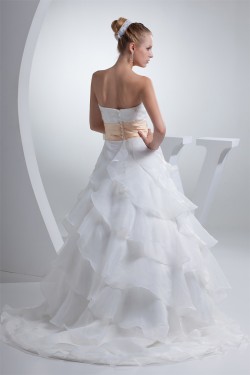 Beautiful Soft Strapless A-Line Beaded Wedding Dresses 2030079