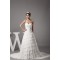 Breathtaking Sweetheart A-Line Chiffon Satin Sweet Wedding Dresses 2030086