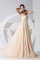 A-Line Brush Sweep Train Sweetheart Satin Organza Wedding Dresses 2030089 A-Line Brush Sweep Train Sweetheart Satin Organza Wedding Dresses 2030089