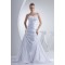 A-Line Silk like Satin Sweetheart Wedding Dresses 2030090