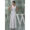 Sheath/Column V-Neck Lace Sleeveless Wedding Dresses 2030091