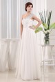 A-Line One-Shoulder Beaded Chiffon Lace Wedding Dresses 2030093 A-Line One-Shoulder Beaded Chiffon Lace Wedding Dresses 2030093