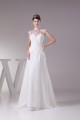 Chiffon Satin Lace High-Neck Sheath/Column Best Wedding Dresses 2030094 Chiffon Satin Lace High-Neck Sheath/Column Best Wedding Dresses 2030094