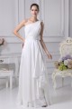 A-Line One-Shoulder Beaded Chiffon Satin Silk like Satin Wedding Dresses 2030098 A-Line One-Shoulder Beaded Chiffon Satin Silk like Satin Wedding Dresses 2030098
