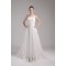 A-Line Strapless Chiffon Beaded Wedding Dresses 2030100