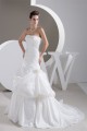 Strapless Satin Taffeta Sleeveless A-Line Wedding Dresses 2031001 Strapless Satin Taffeta Sleeveless A-Line Wedding Dresses 2031001