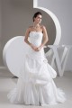 Strapless Satin Taffeta Sleeveless A-Line Wedding Dresses 2031001 Strapless Satin Taffeta Sleeveless A-Line Wedding Dresses 2031001