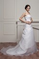 Strapless Sleeveless A-Line Satin Beautiful Wedding Dresses 2031002 Strapless Sleeveless A-Line Satin Beautiful Wedding Dresses 2031002