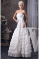 Strapless Sleeveless A-Line Satin Taffeta New Arrival Wedding Dresses 2031004